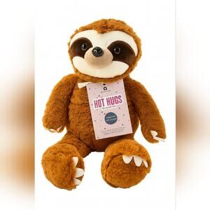 Aroma Home Hot Hugs Sloth Microwavable Plush Lavender Heating Pad NWT